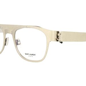 Saint Laurent Silver Unisex Glasses